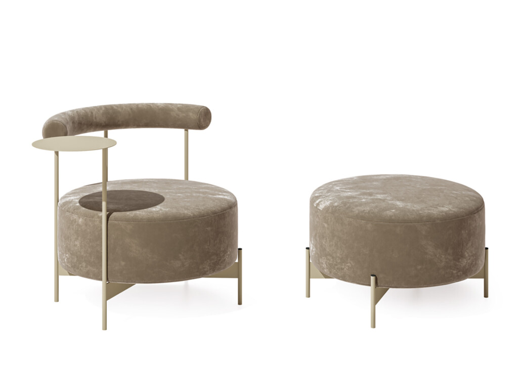 Poltrona e Pouf Halo